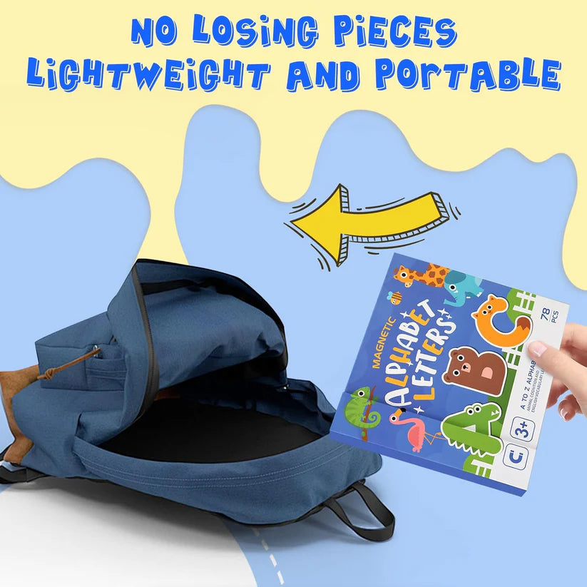 Magnetic Letters Learning Board for Kids