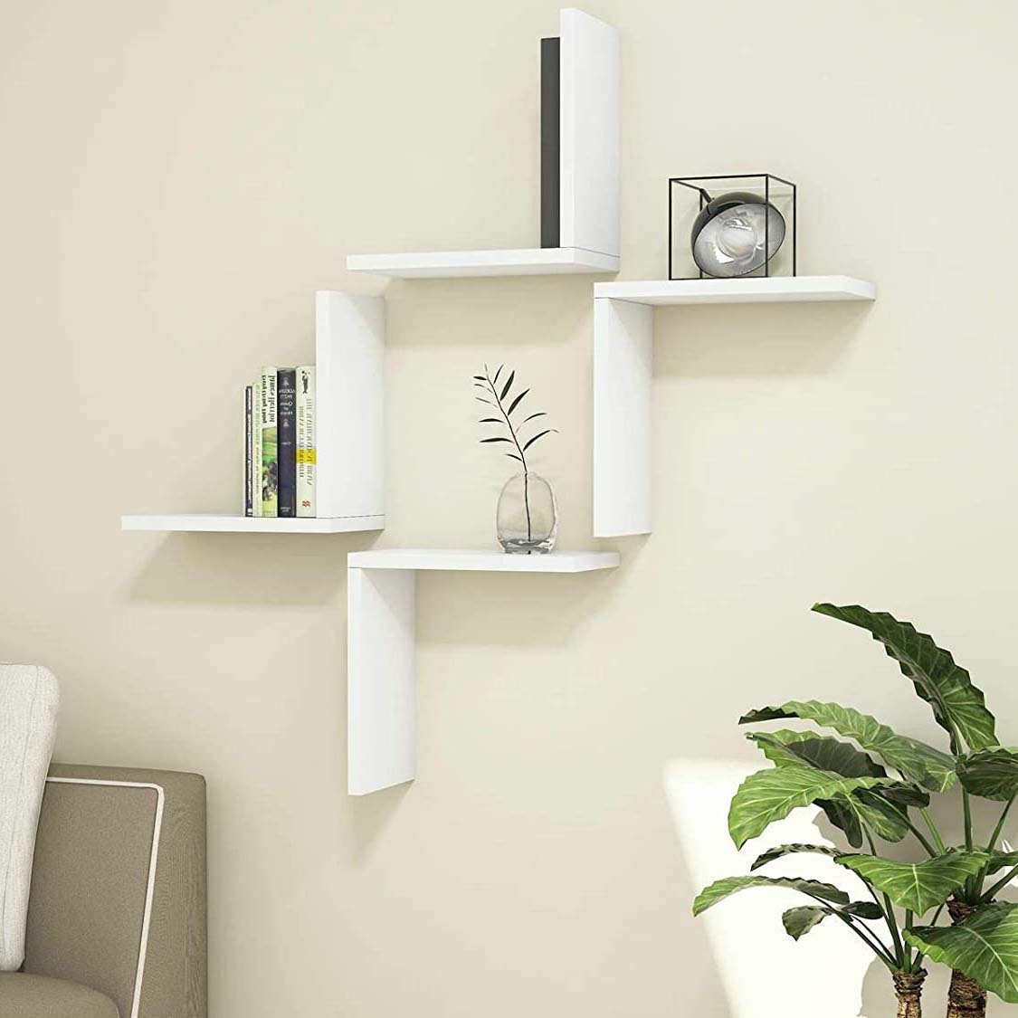 Vibe L-Shape Display Shelves